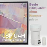 LNB Single OPTICUM Premium LSP-04H Digital 4K UHD 0,1dB